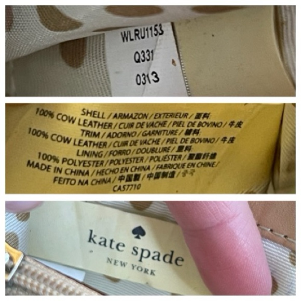 Kate Spade Neon Lime Green Zip Wallet & Neon Pink, Orange and Gold KS Box - Picture 16 of 16